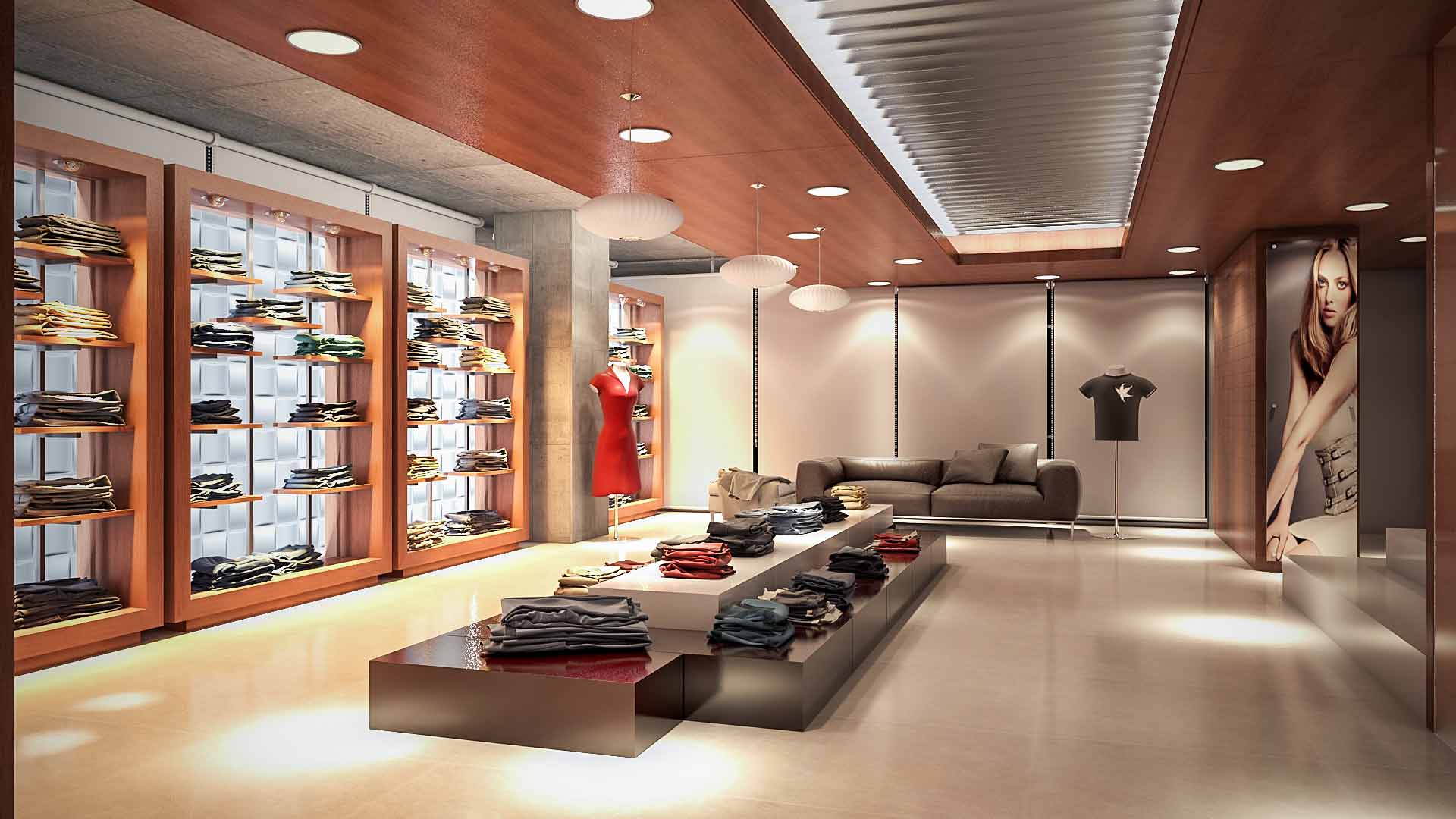 Fashion Showroom  Zero Inch Interior's Ltd