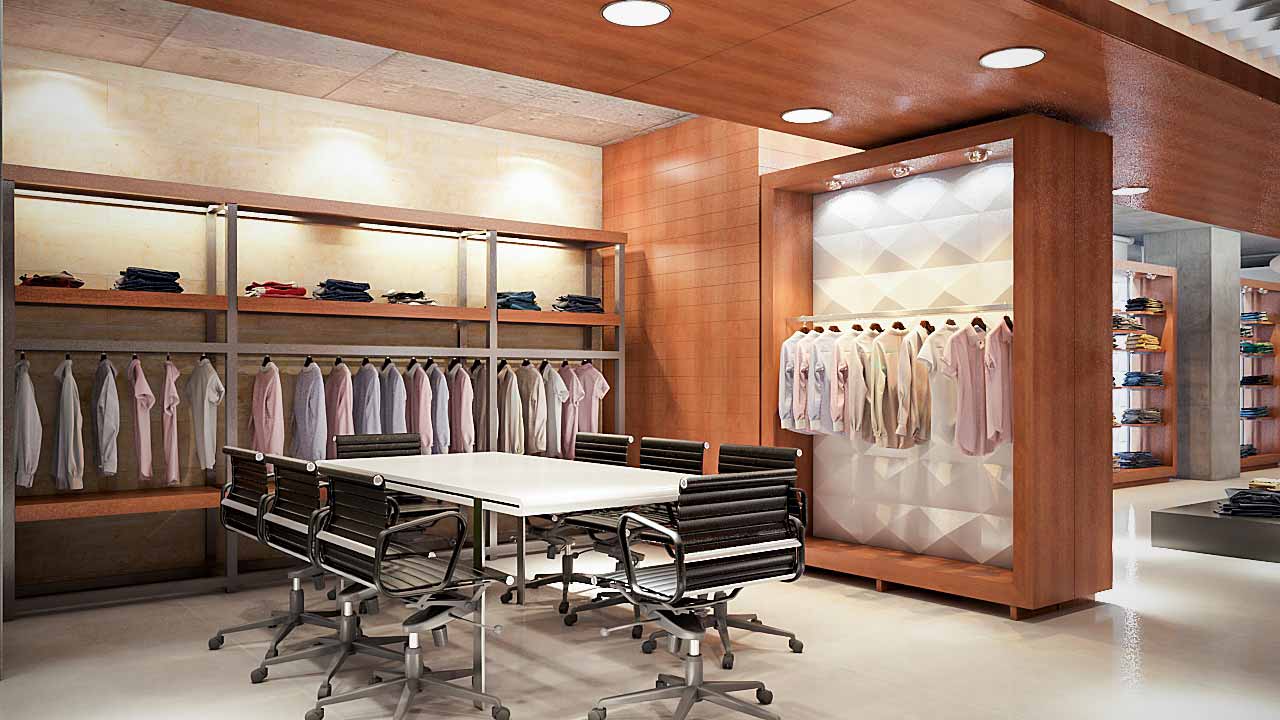 Fashion Showroom | Zero Inch Interior's Ltd