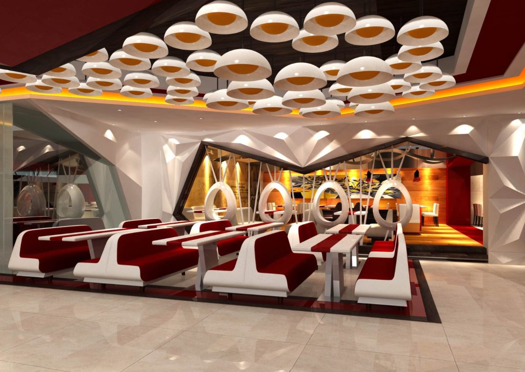 morden concept restaurant interior idea