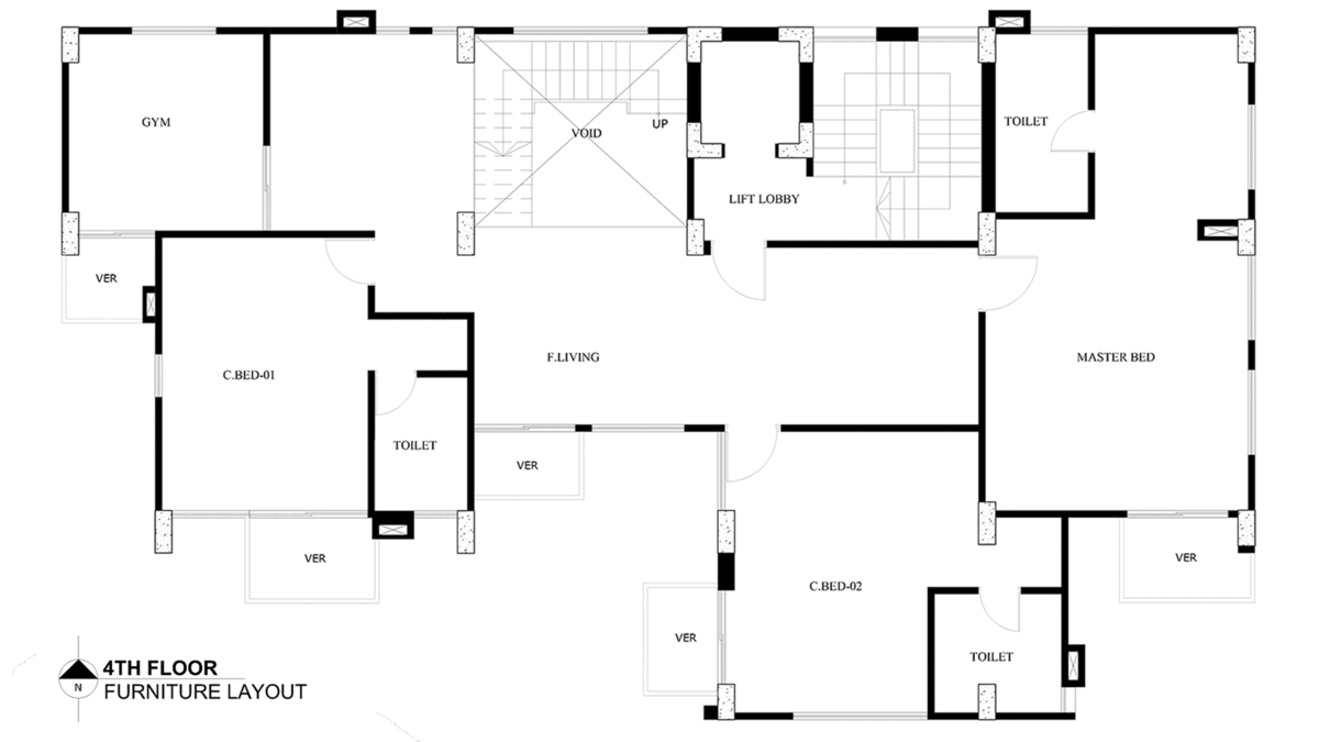 floor_plan_duplex_apartment_zero_inch_interioers