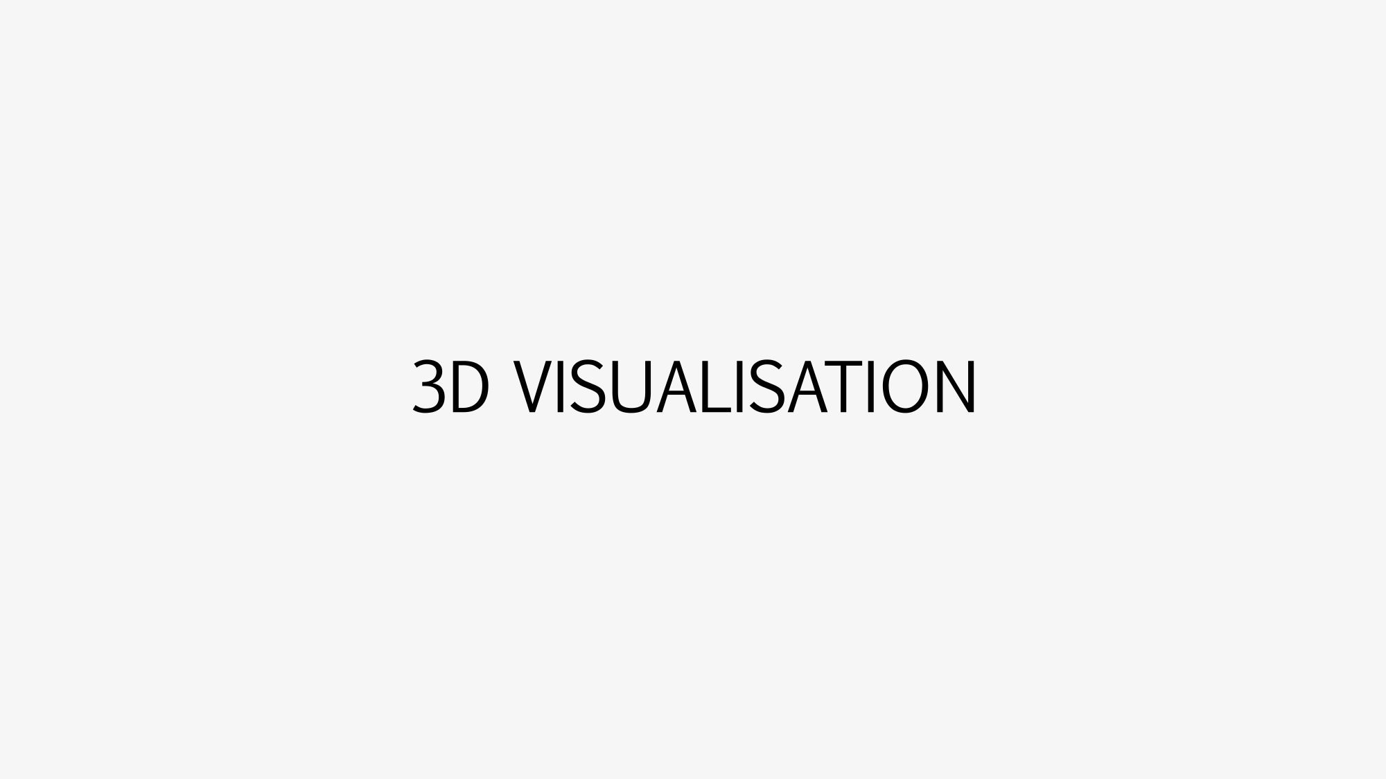 3d visualistion