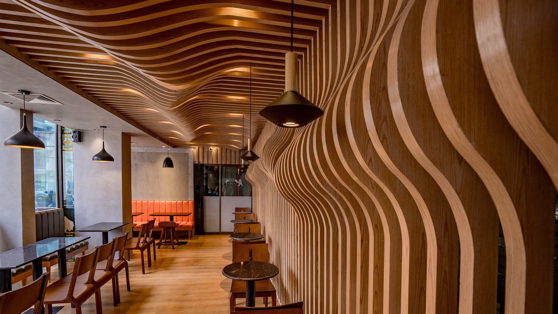 Fast food restaurant interior design
