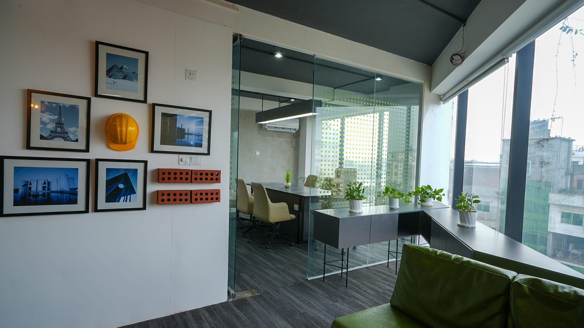 Corporate office wall interior design