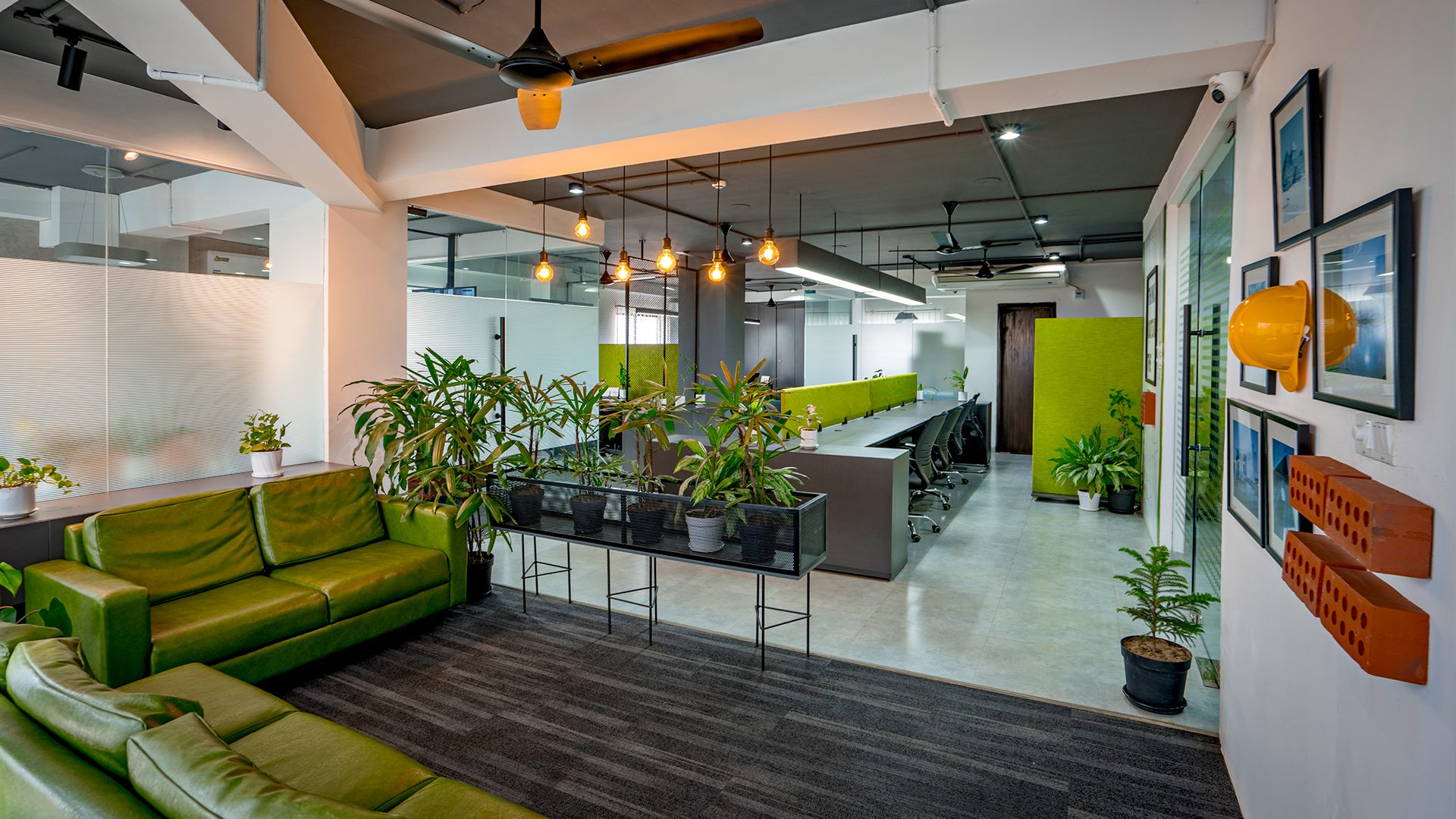 corporate office interior design lounge