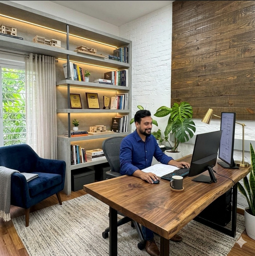home office interior design dhaka