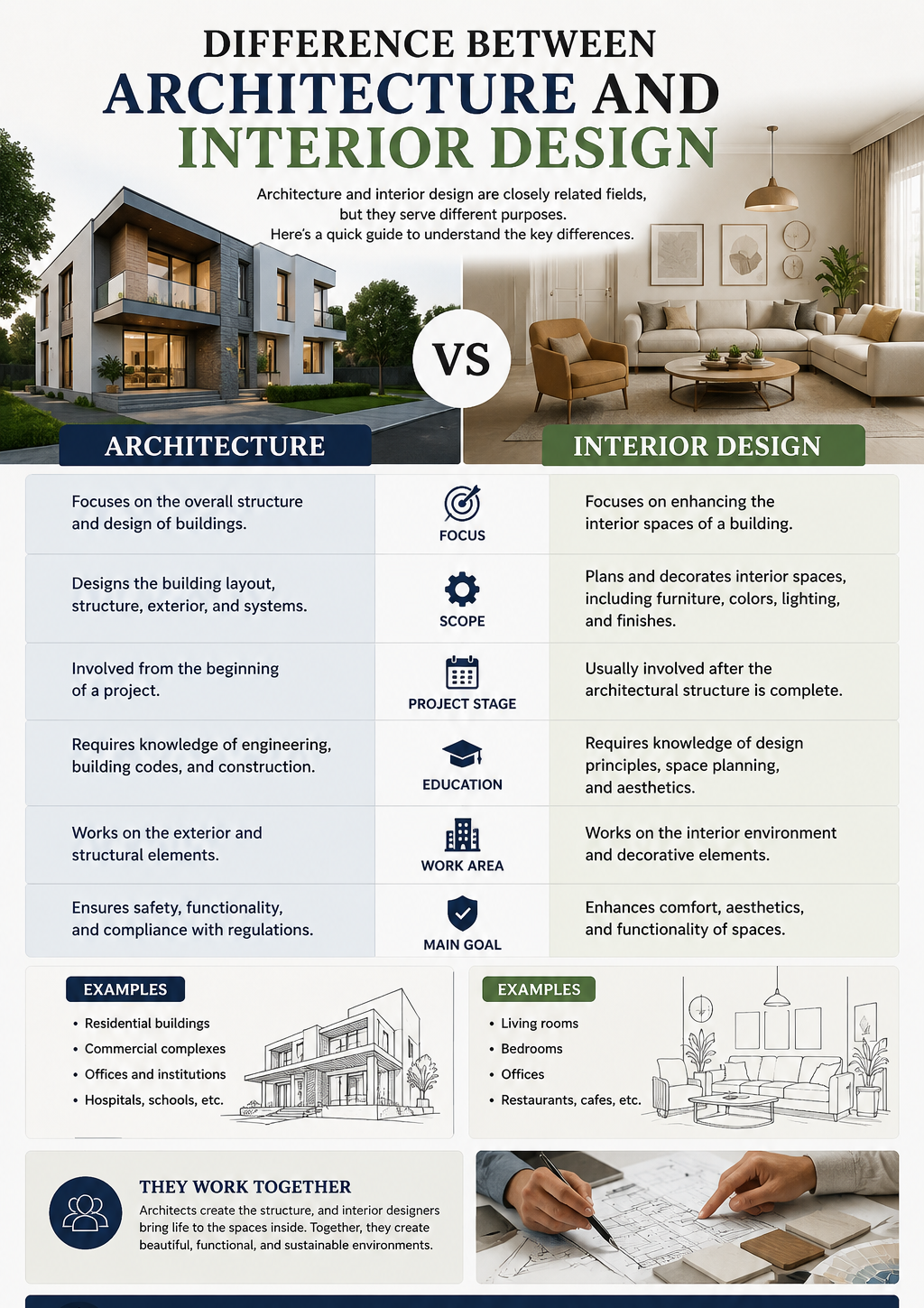 Architecture and interior design