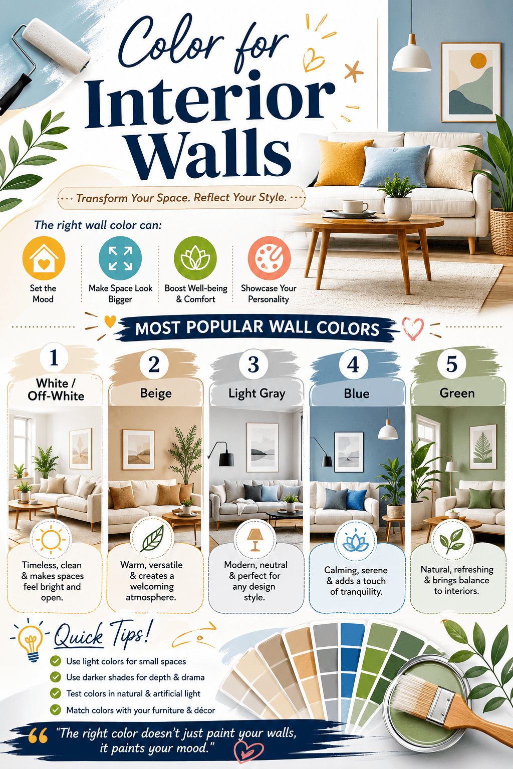 interior wall colors and design